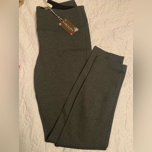 Matilda Jane. Womens Ponte Winder Leggjng. Charcoal. Size M
